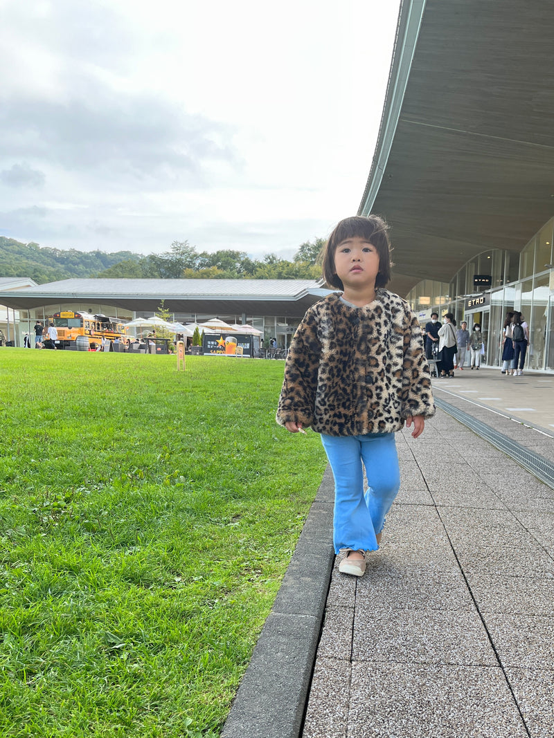 Leopard fur coat