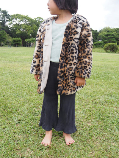 Leopard fur coat