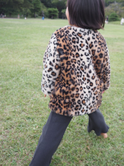 Leopard fur coat