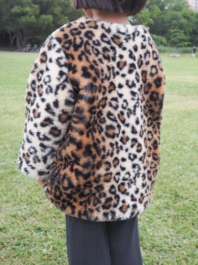 Leopard fur coat