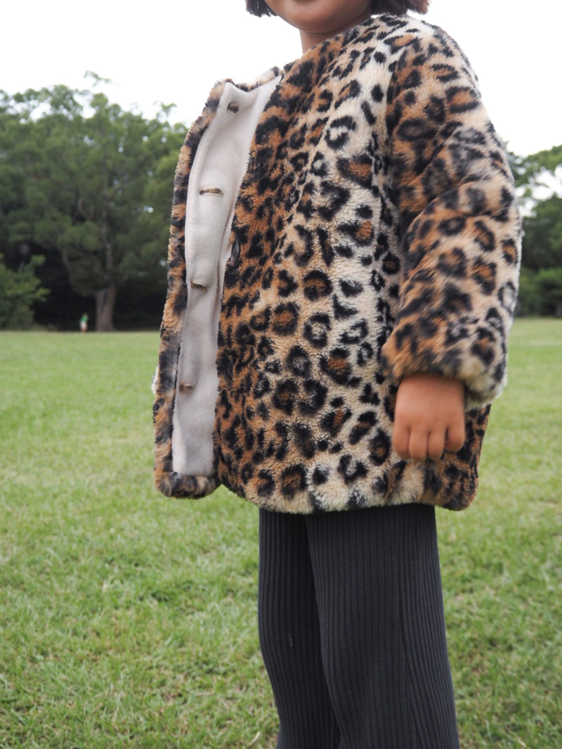 Leopard fur coat