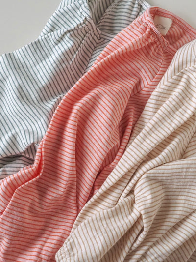 【Special】Stripe gathers smock